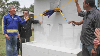Entrega poço artesiano na Comunidade do Julião