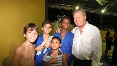 Inauguração da Quadra Poliesportiva do Morro da Liberdade