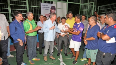 Inauguração da Quadra Poliesportiva da Gloria