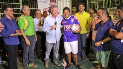 Inauguração da Quadra Poliesportiva da Gloria
