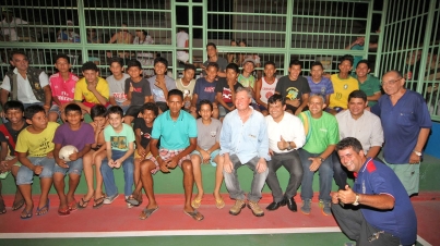 Inauguração da Quadra Poliesportiva da Gloria