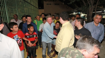 Inauguração da Quadra Poliesportiva da Gloria