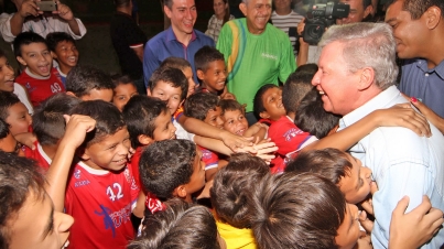 Inauguração da Quadra Poliesportiva da Gloria