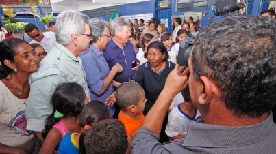 Inauguração da Esc. Mun. Pe. Sebastião Luiz dos Santos Puga Barbosa