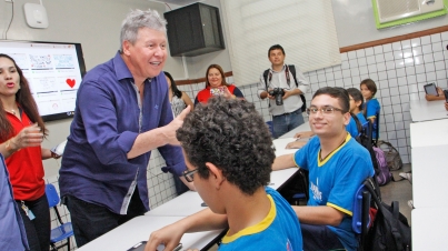 Inauguração da Esc. Mun. Pe. Sebastião Luiz dos Santos Puga Barbosa