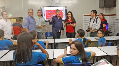 Inauguração da Esc. Mun. Pe. Sebastião Luiz dos Santos Puga Barbosa