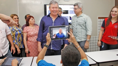 Inauguração da Esc. Mun. Pe. Sebastião Luiz dos Santos Puga Barbosa