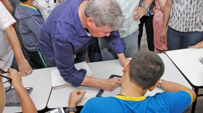 Inauguração da Esc. Mun. Pe. Sebastião Luiz dos Santos Puga Barbosa