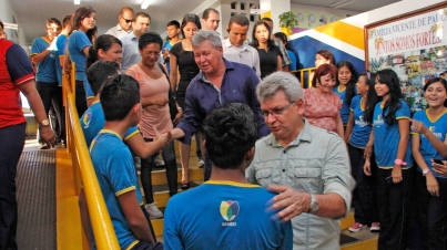 Inauguração da Esc. Mun. Pe. Sebastião Luiz dos Santos Puga Barbosa