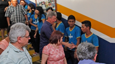 Inauguração da Esc. Mun. Pe. Sebastião Luiz dos Santos Puga Barbosa