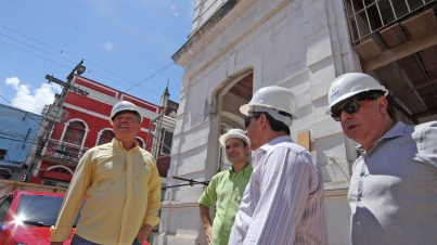 Visita as Obras no Mercado Municipal Adolpho Lisboa