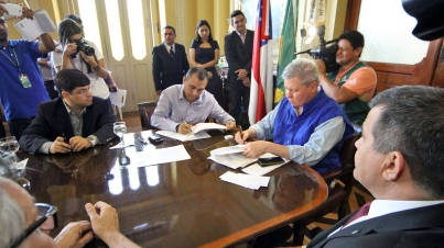 Assinatura de contrato com Empresa de Monitoramento