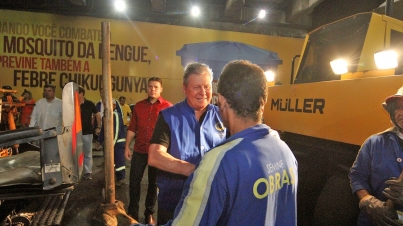 Obras de Asfalto na Bola do Coroado