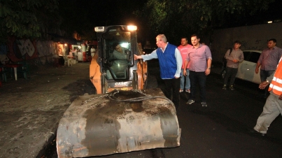 Obras de Asfalto no Centro da Cidade