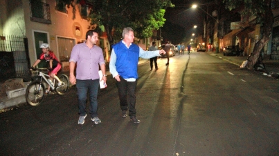 Obras de Asfalto no Centro da Cidade