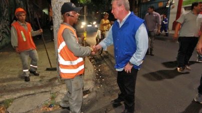 Obras de Asfalto no Centro da Cidade