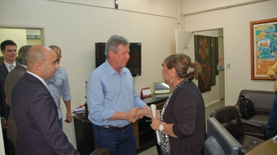 Visita do Prefeito ao Presidente do TRT